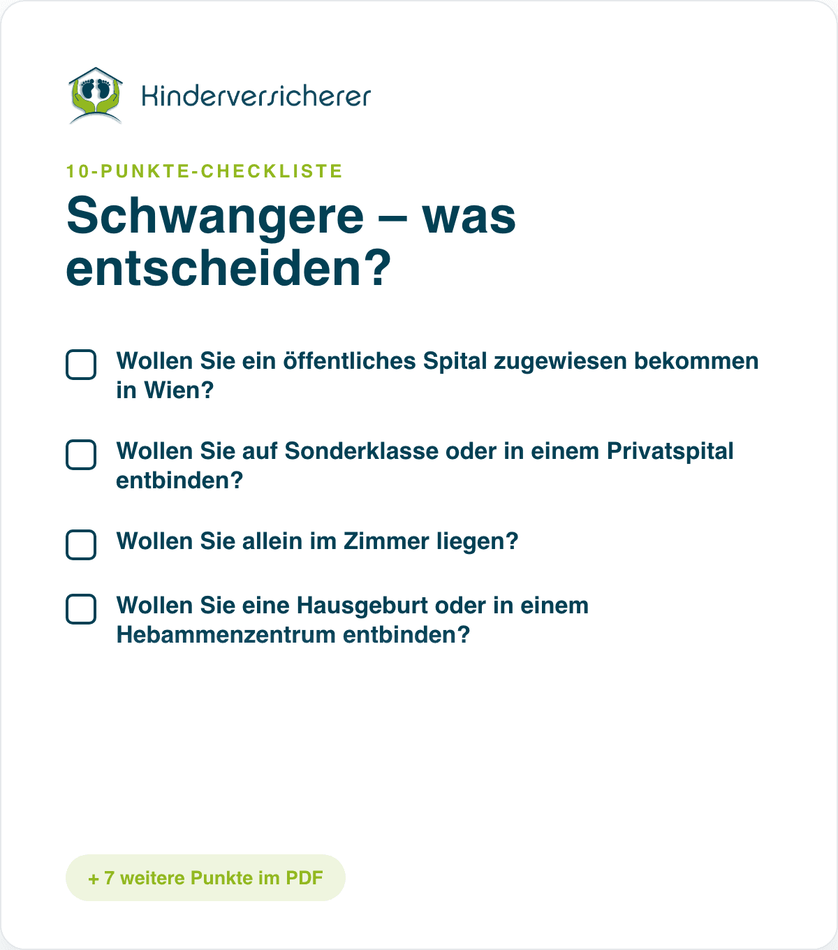 Vorschau: Schwanger – das müssen Sie vor der Geburt entscheiden